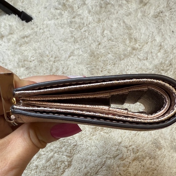 Tory Burch Emerson Mini Rose Gold Wallet - Picture 5 of 13